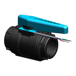 Kogelafsluiter met sensor