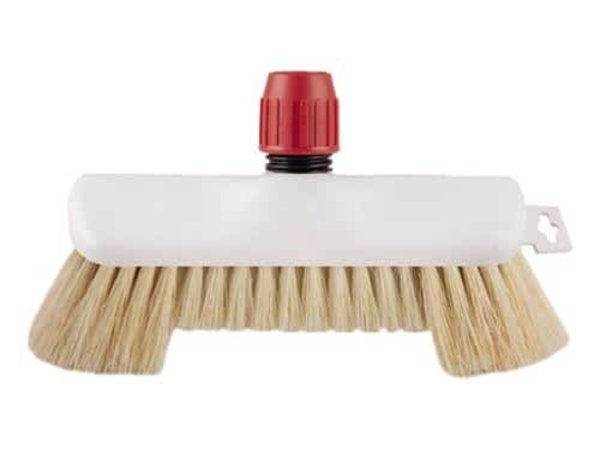 Luiwagen borstel Linea rood/wit