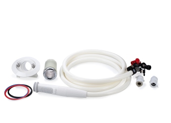 Twist Mixer haaks 4 m grijs/chroom