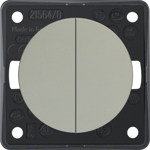 BK IMPULSSCHAKELAAR 2X MAAK 16A/250V MA