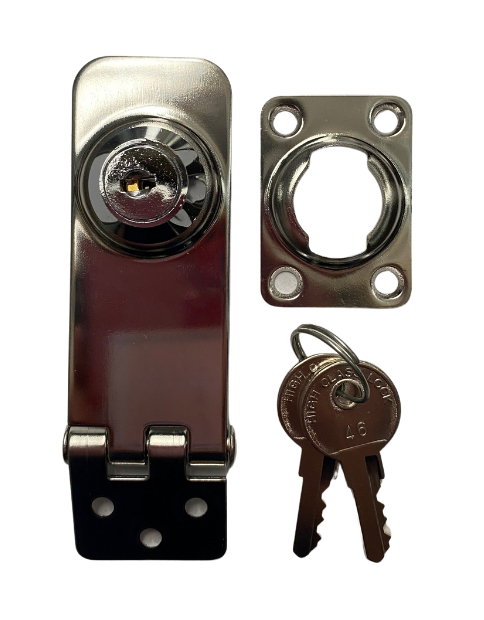 RVS overval 76x30 mm afsluitbaar