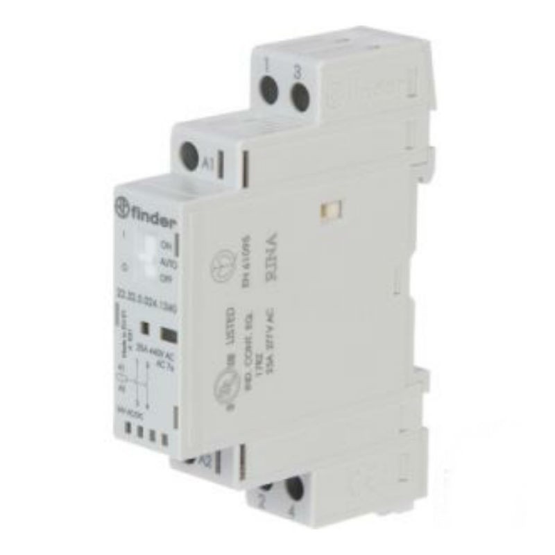 Finder magneetschakelaar 2m 25A 24VUC