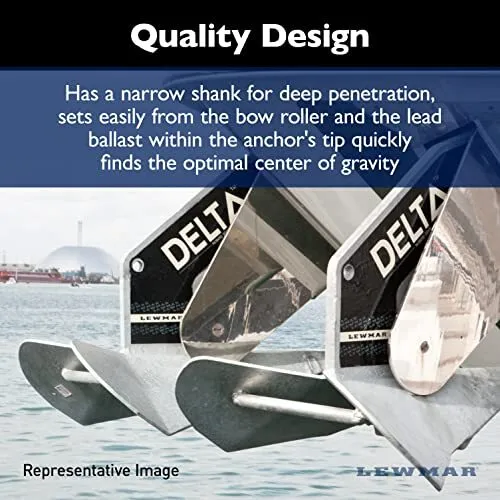 Delta anker 10kg verzinkt