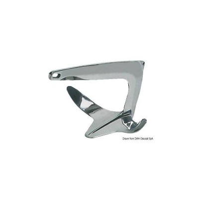 Trefoil anker 7.5 kg gegalvaniseerd