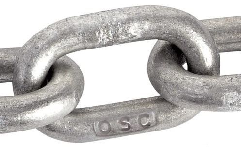 Hot-galvanized calibrated chain 70 10mm