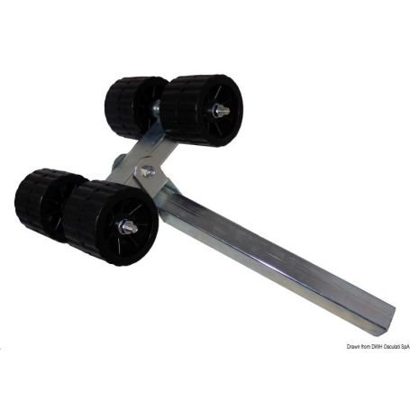 Side seesaw roller, 40 mm