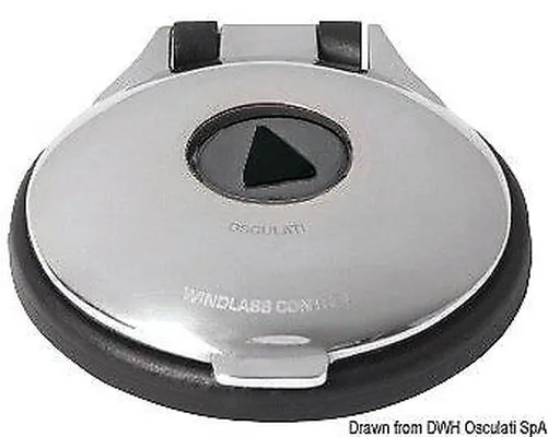 Foot-switch for windlass, AISI 316/black