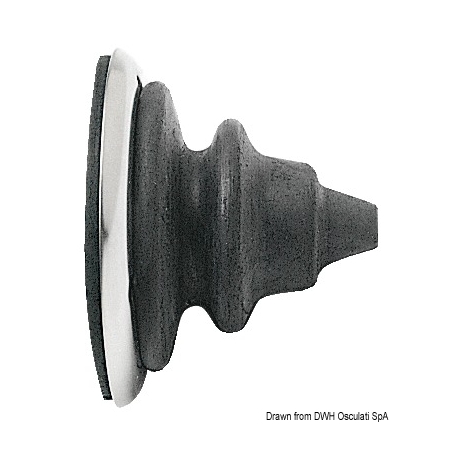 cable grommet SS/Dutral black