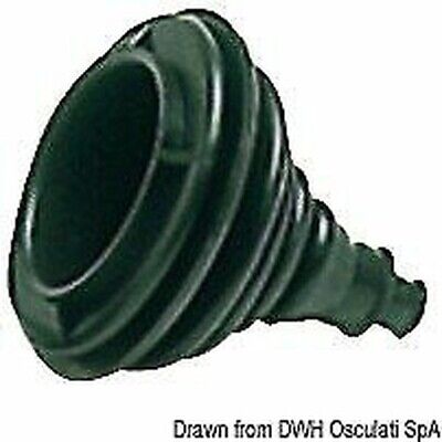 Fairlead bellow, black rubber