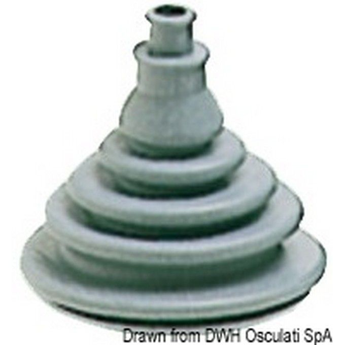 Fairlead bellow,grey rubber