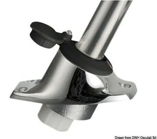 SS snap lightpole w/base 100cm