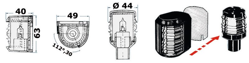 Heklicht compact zwart