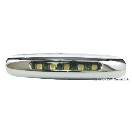 5led courtesy light,chromed