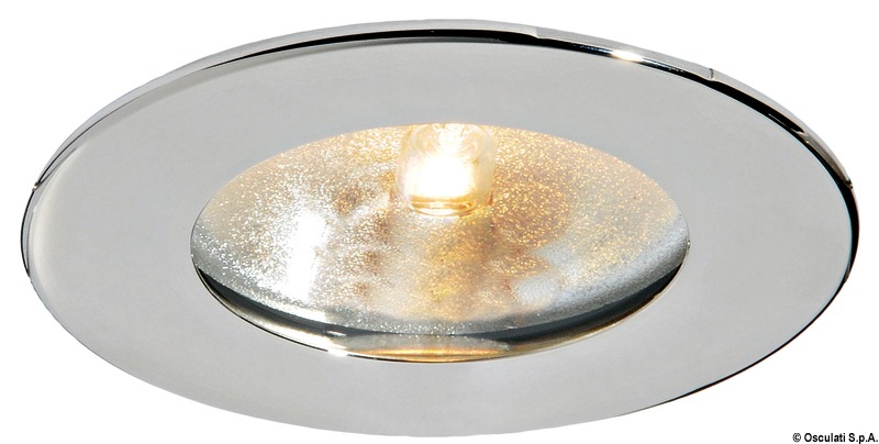 Atria halogen spotlight polished SS w/sw