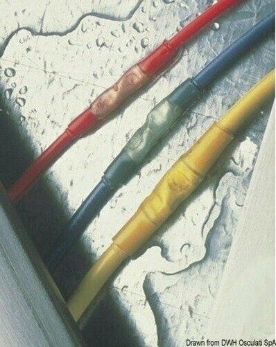 Watertight crimping joints, red (100x)