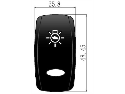 Oval toggle f. Marina TOP switch Navigat