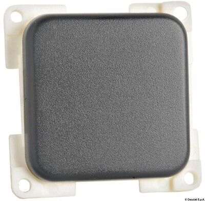 Double screw cover dark grey