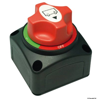 Battery switch with non removable key