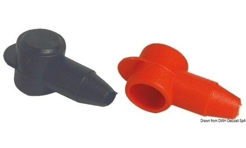 Red protective cap 18mm