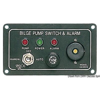 Panel switch for electric bilge pumps