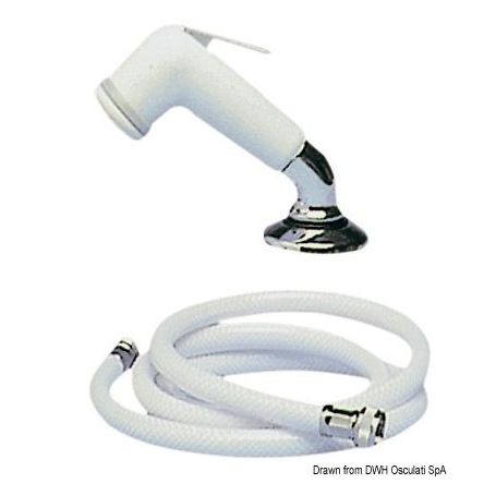 3/8 Shower/Faucet, Hose 1,5m