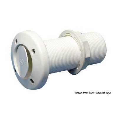 Sea cock 1"1/2 w/back-vent