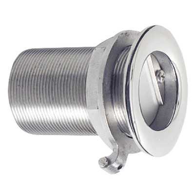 Thru hull with scrupper valves 2"