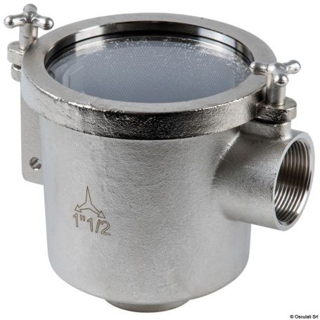 Nickel-plated brass water filter RINA 3/