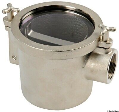 Nickel-plated brass water filter RINA 1"