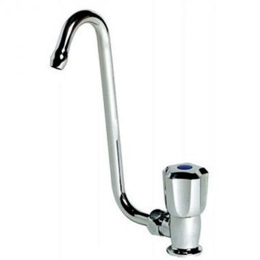 Swivelling spout tab chromed brass cold