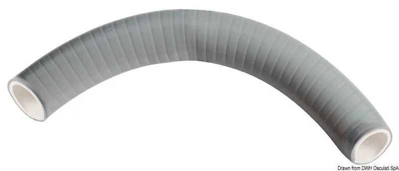 Sanitairslang grijs soepel 16mm (60)