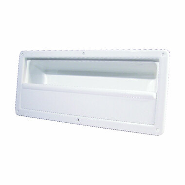 Side pocket white ABS 540 x 244 x 120 mm