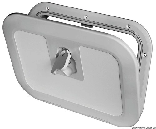 Grey flush inspection hatch 380 x 280