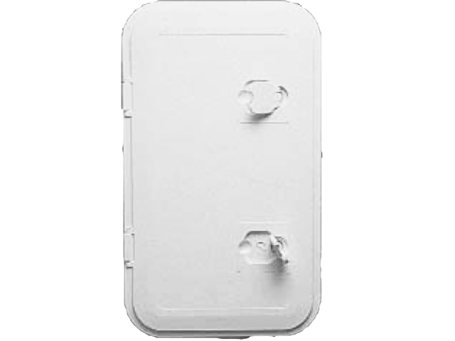 White flush inspection hatch 350 x 600 m