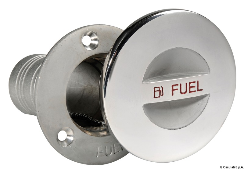 FUEL deck plug cast polish AISI316 50mm