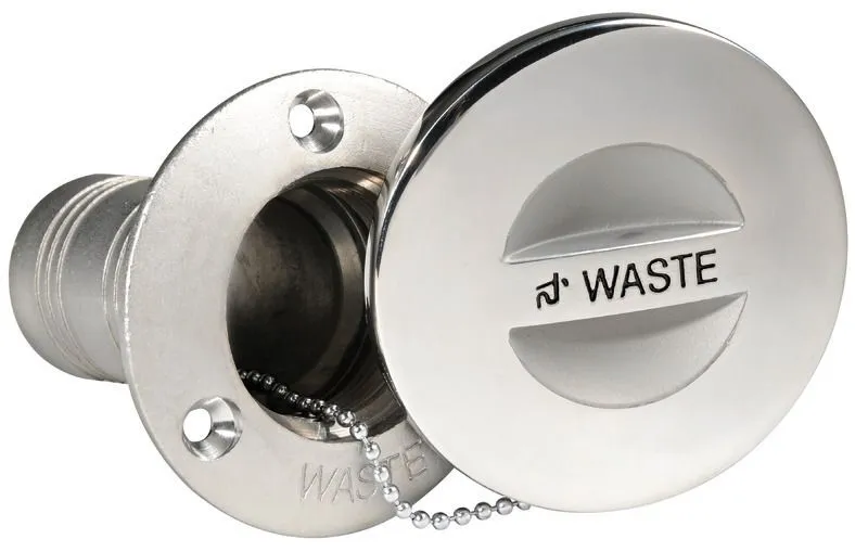 Dekdop rvs waste 38mm