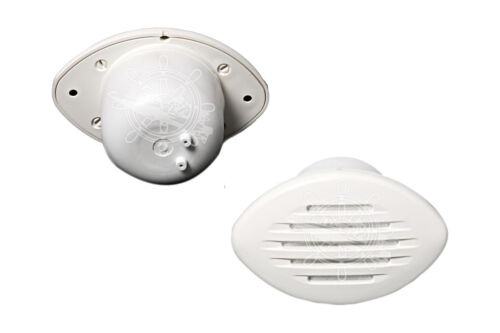 Hoorn schelp Allpex wit inbouw 12V