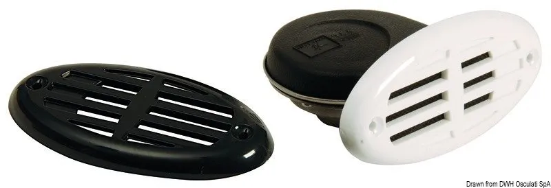 Built-in ABS horn w/white front panel