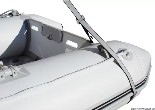 3-arm dinghy lift system + 2 straps