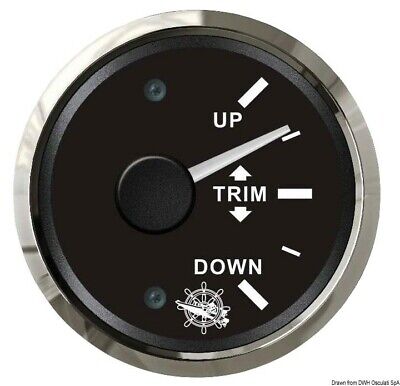 Ammeter w/shunt 80 A black/glossy