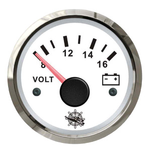 Osculati voltmeter 8/16V white/glossy