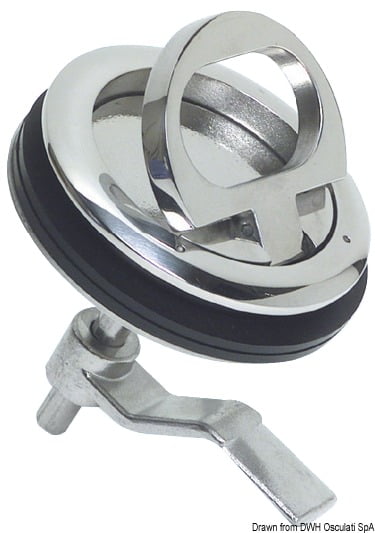 Flush pull, SS no lock