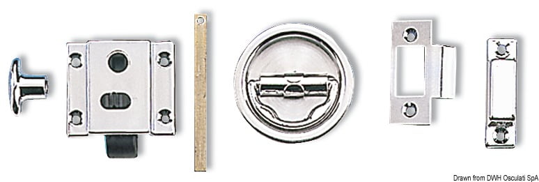 Kit with flush handle