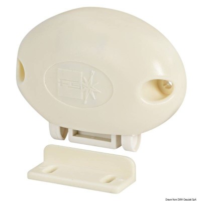 Spring latch,nylon,no vibr.