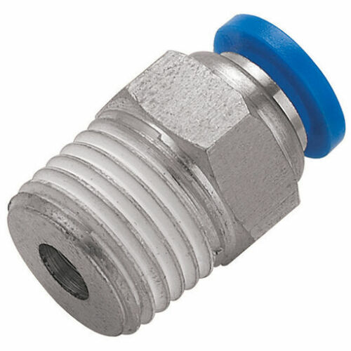 Push-lock nylon/chromed brass 19 mm
