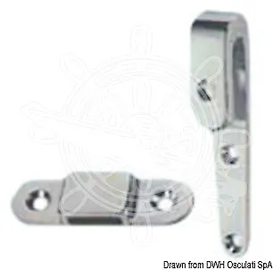 Ladder Hook verchroomd messing