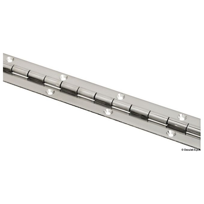 Hinge 2m-bar mirror-polished SS 30 mm