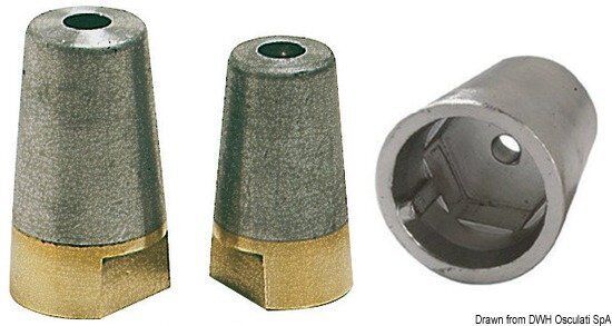 Dopmoer anode 45 mm zink M33