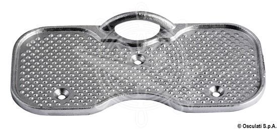 Alloy transom pad 316x100 mm