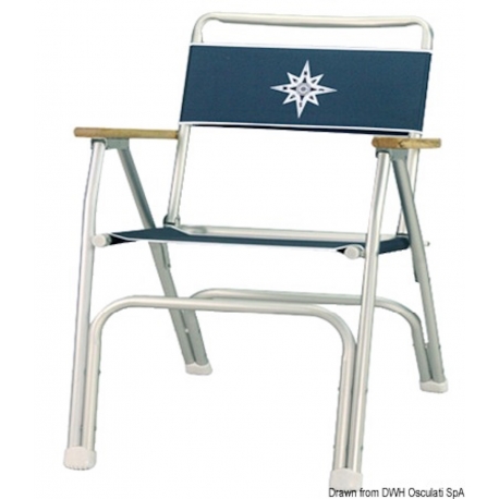 Alum.fold.chair BEACH blue